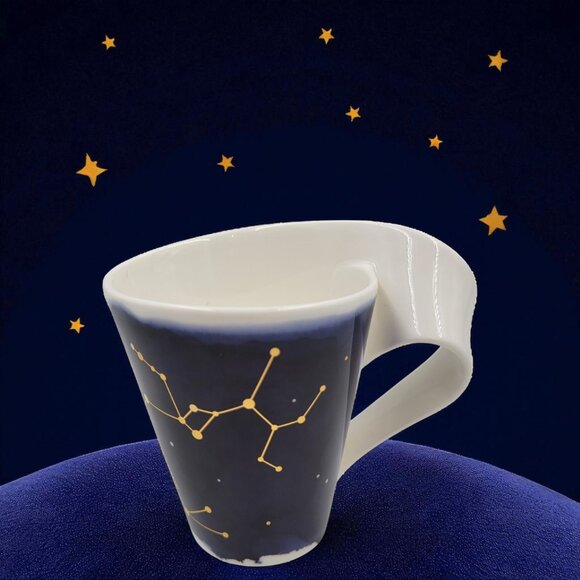 Villeroy & Boch New Wave Caffe Stars Sagittarius Coffee Mug Cup Germany - Picture 1 of 8
